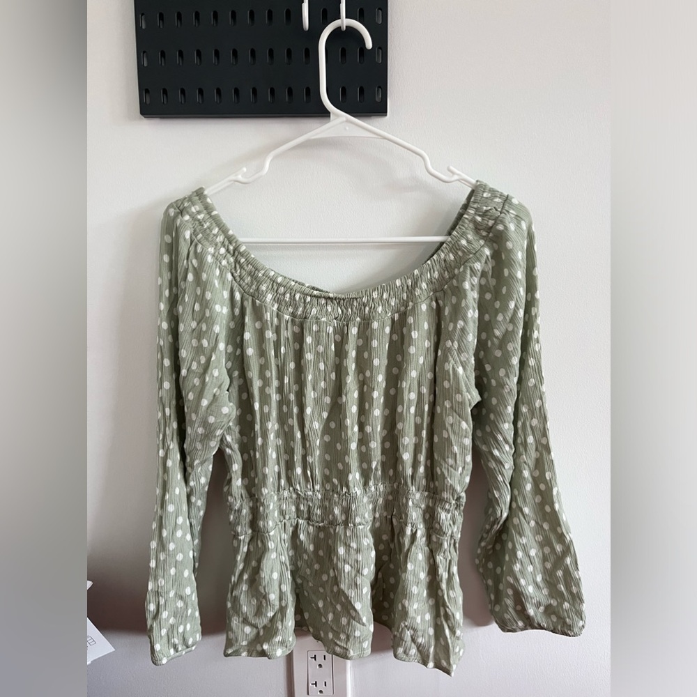off the shoulder blouse